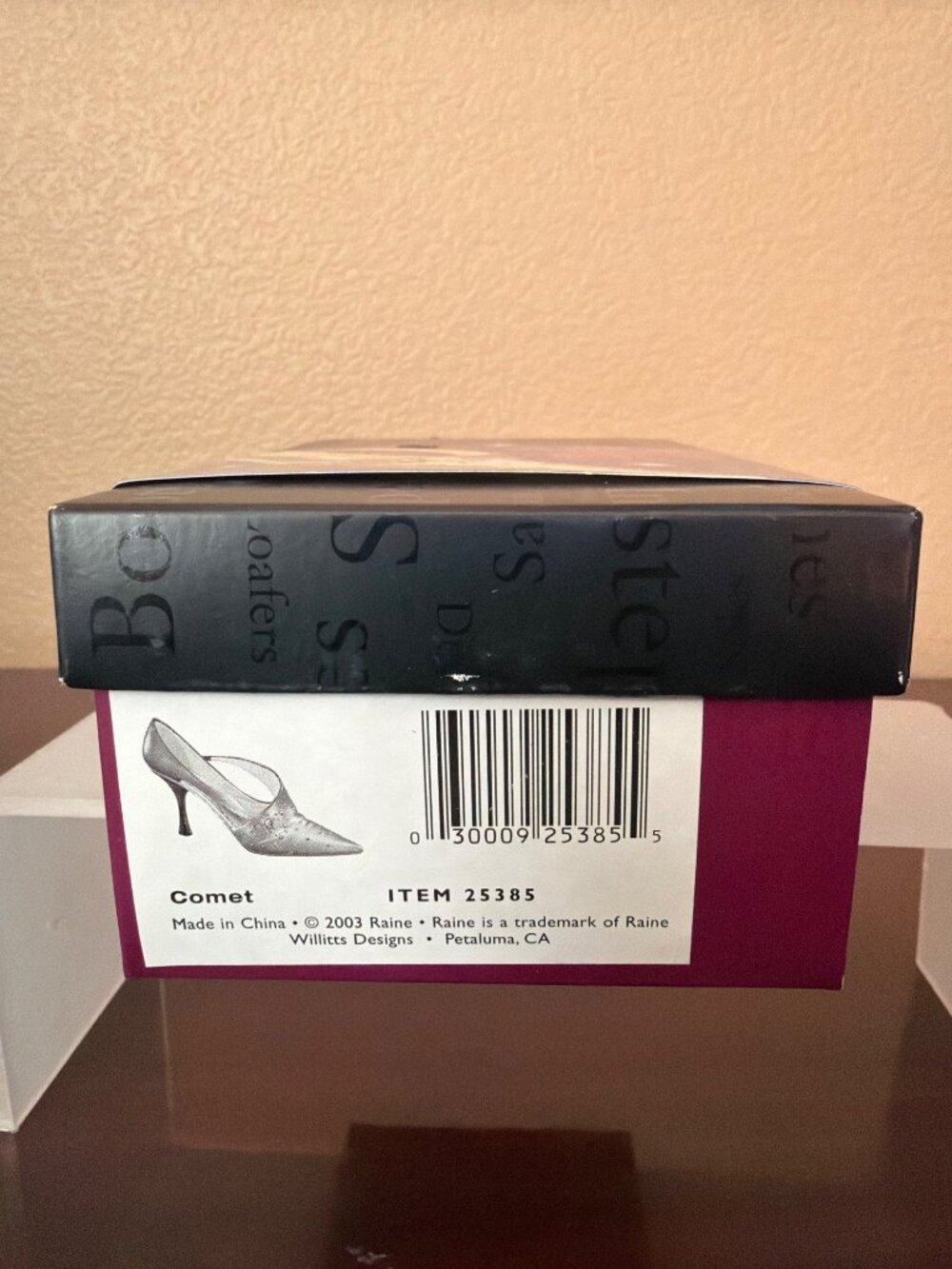 2003 Just the Right Shoe by Raine “Comet” Event Exclusive Mini Shoe Fig NEW - Picture 5 of 14